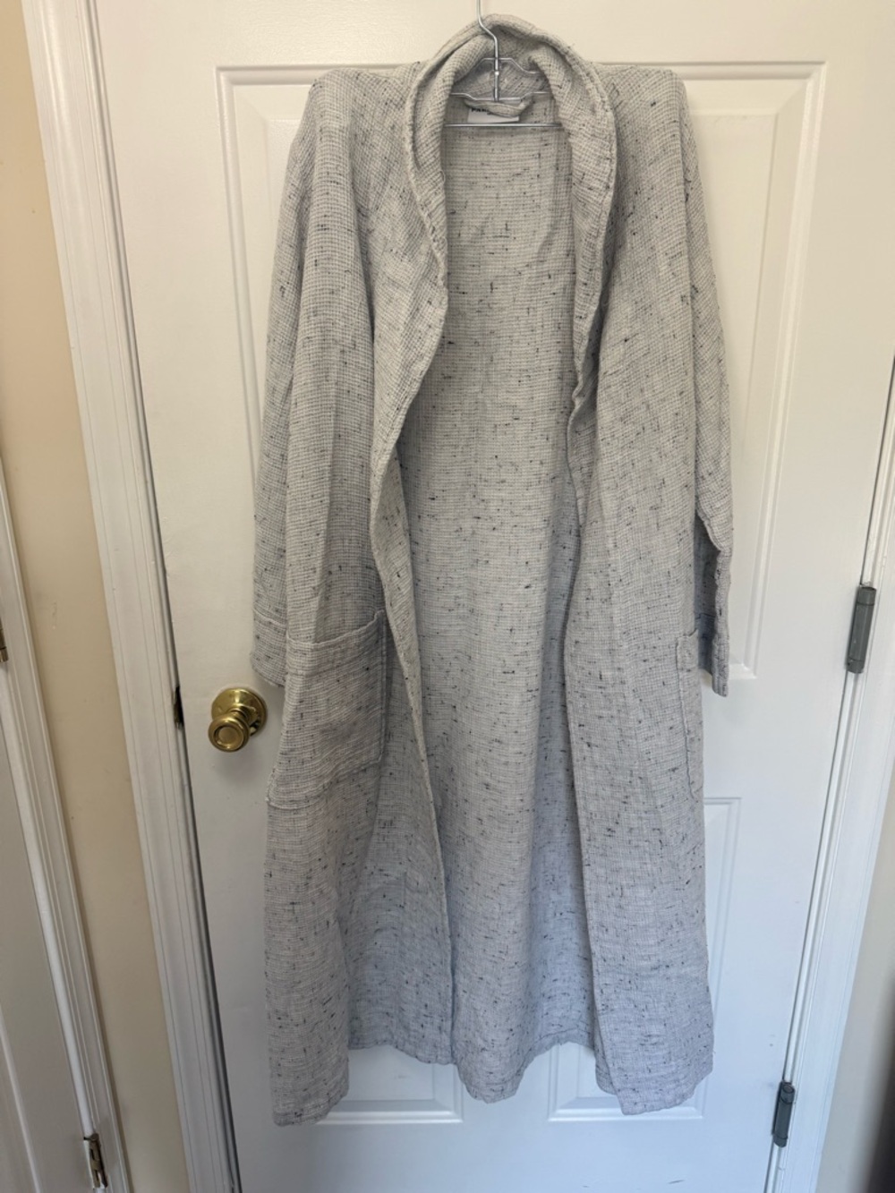 Parachute Heather Gray Long Robe Size Medium (missing Belt) Loungewear Comfy